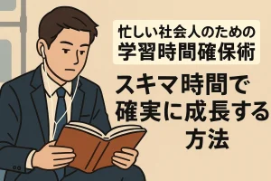 忙しい社会人のための学習時間確保術｜スキマ時間で確実に成長する方法